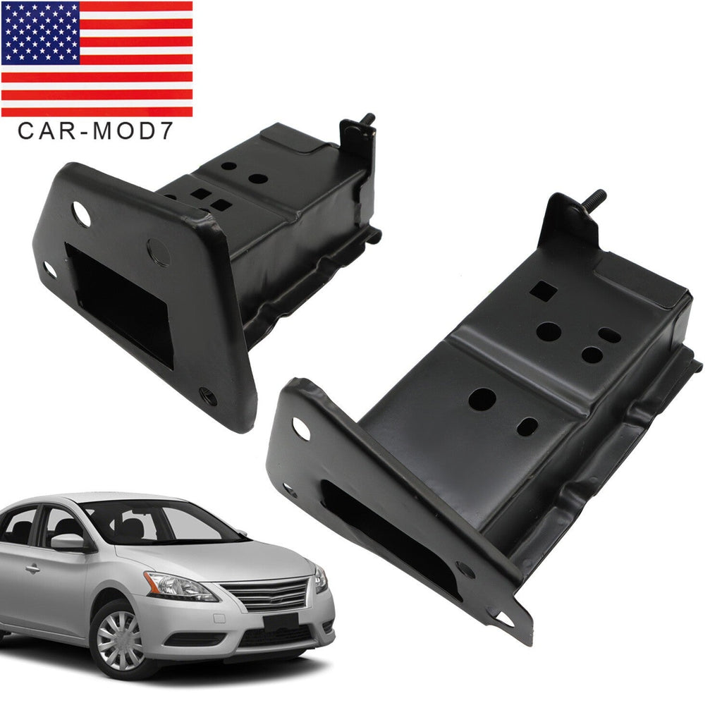 2 Pcs Front Bumper Bracket Set for 2013-2019 Nissan Sentra Left & Right Steel