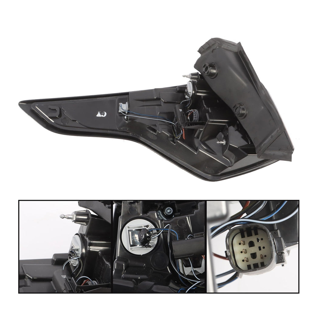 2 PCS 2017-2019 Ford Escape Kuga Halogen Left & Right Brake Tail Lights