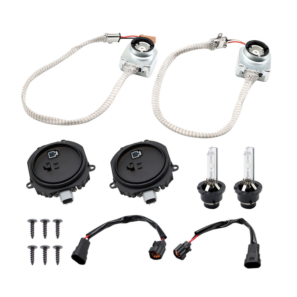 2 Set Xenon HID D2S Ballast Igniter Bulb Kit for 07-15 Infiniti G35 G37 Q40 Q50