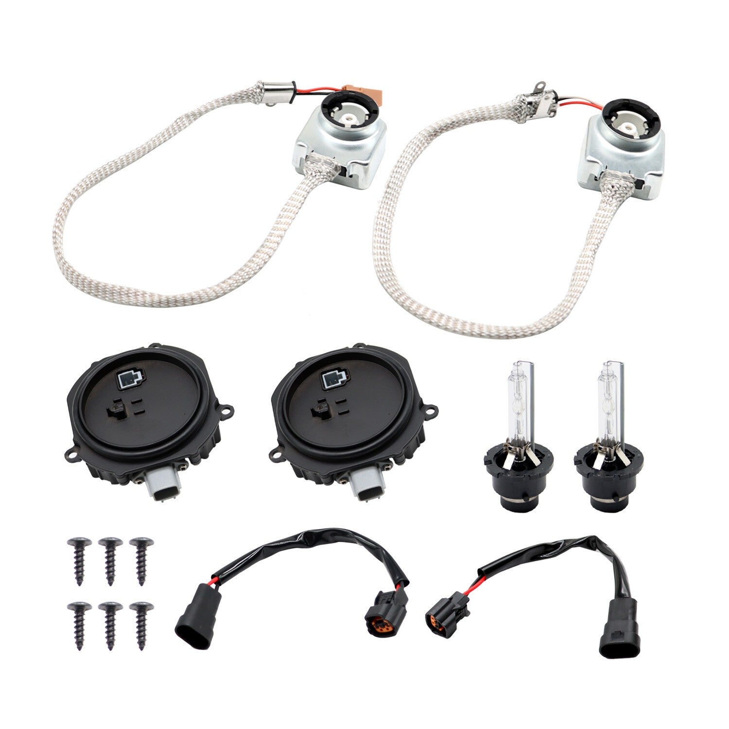 2 Set Xenon HID D2S Ballast Igniter Bulb Kit for 07-15 Infiniti G35 G37 Q40 Q50