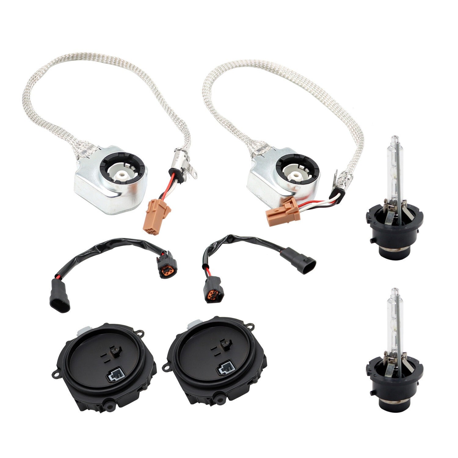 2 Set Xenon HID D2S Ballast Igniter Bulb Kit for 07-15 Infiniti G35 G37 Q40 Q50