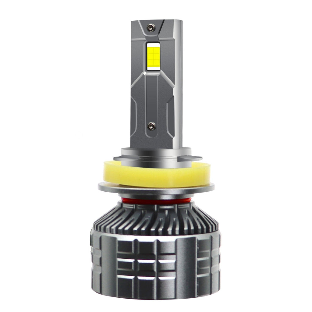 H11 LED Headlight Kit 6000K White High Low Beam Bulbs 2-Sides