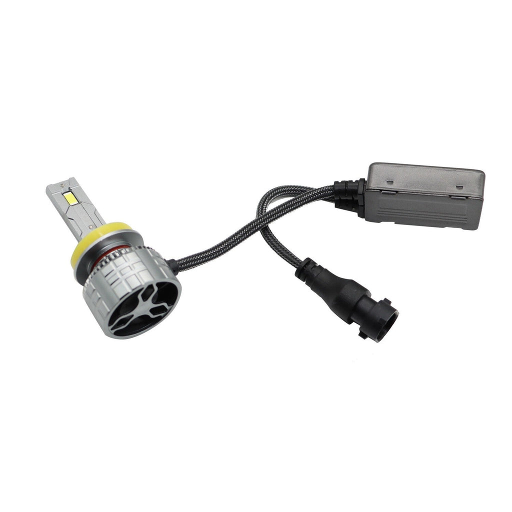 H11 LED Headlight Kit 6000K White High Low Beam Bulbs 2-Sides