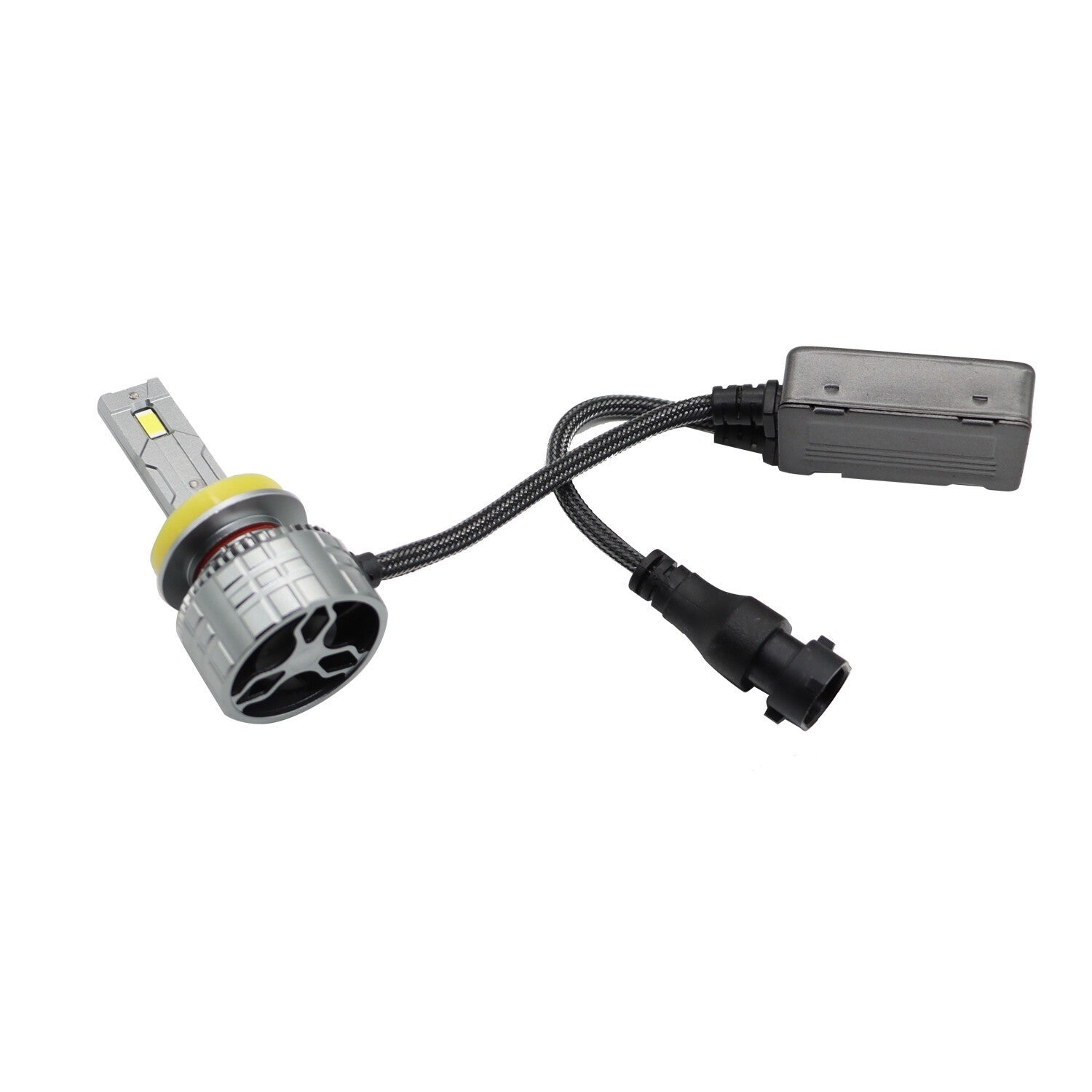 H11 LED Headlight Kit 6000K White High Low Beam Bulbs 2-Sides