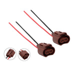 2x 9006 HB4 Female Wire Pigtail Headlight Low Beam Socket Harness Plug