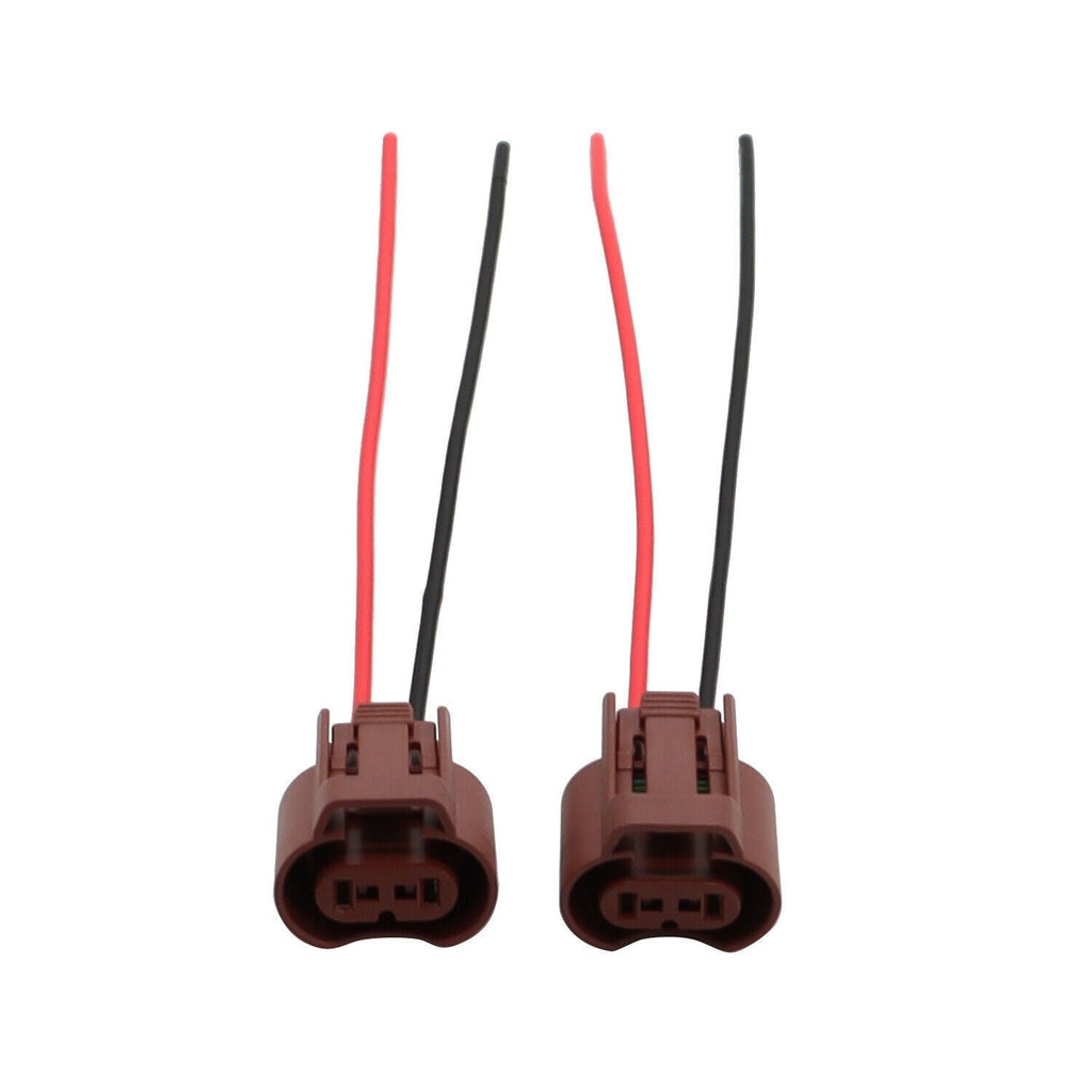 2x 9006 HB4 Female Wire Pigtail Headlight Low Beam Socket Harness Plug