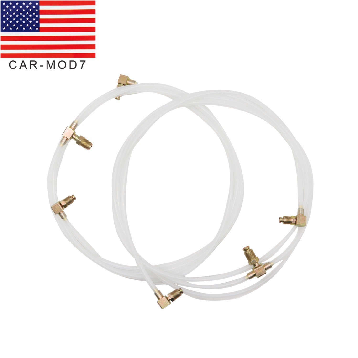 2× Hydraulic Fluid Hose Lines for 1968-72 Chevelle Convertible Top
