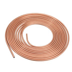 2× New Copper Brake Line Tubing Kit 1/4" OD 25ft Coil with 32 Fittings