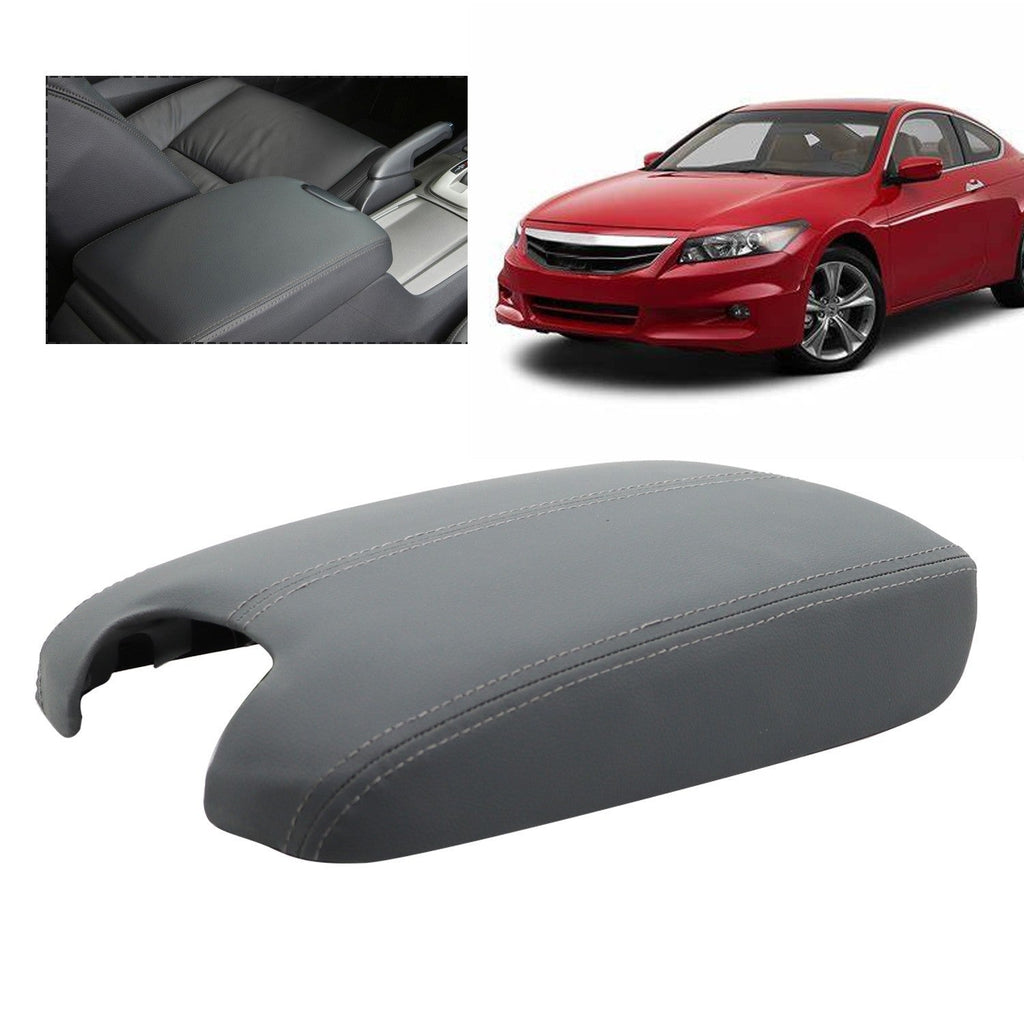 2008-2012 Honda Accord Center Console Armrest Cover Lid Base Dark Gray