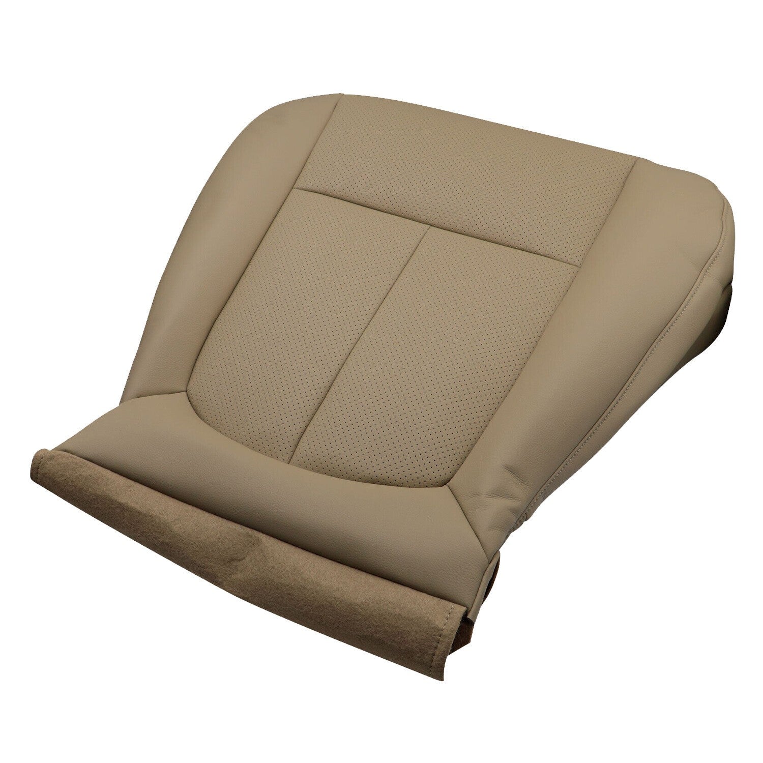 2011-2016 Ford F250 F350 Lariat Tan Perforated Driver & Passenger Seat Covers
