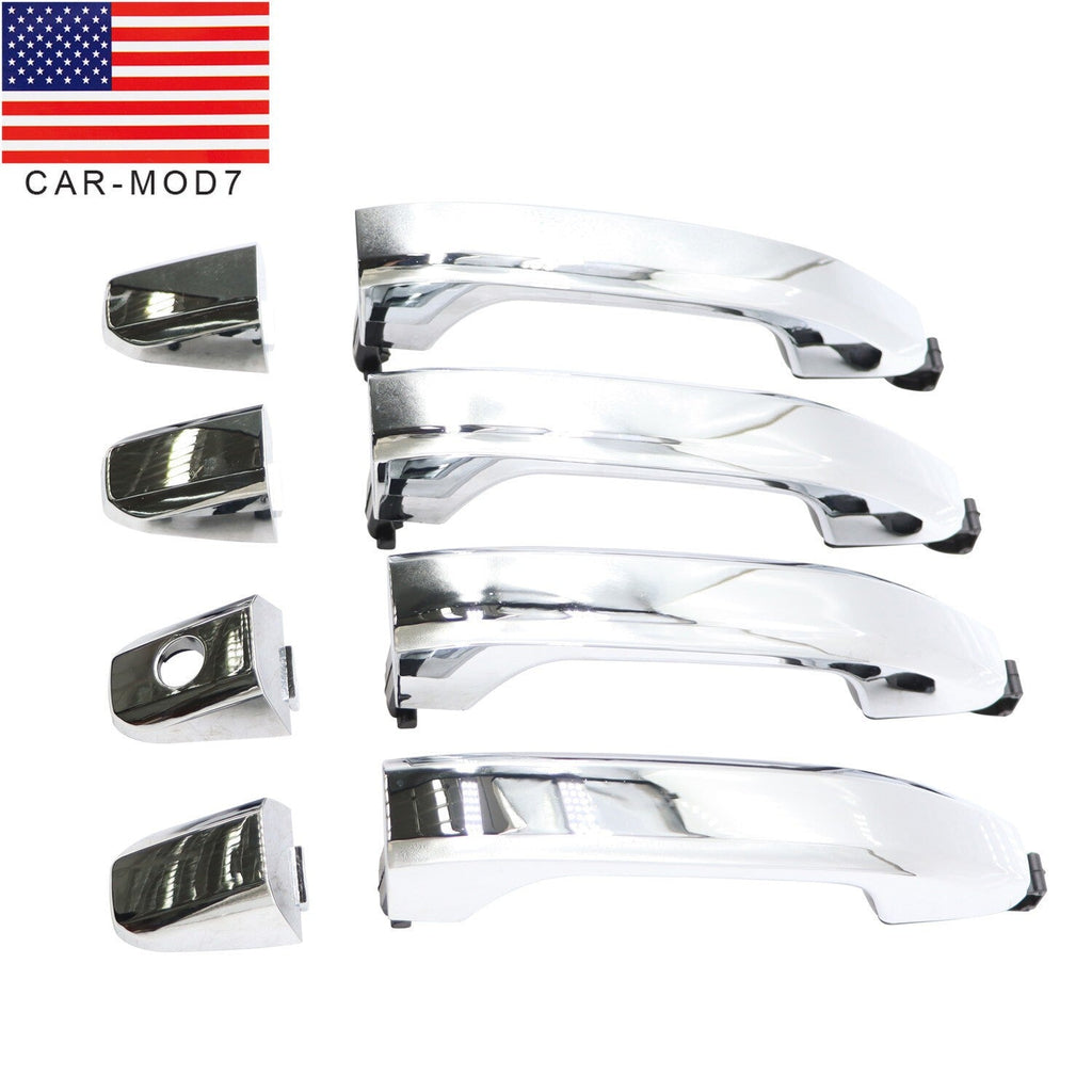 Chrome Exterior Door Handle Set for 2014-2017 Chevrolet Silverado 1500 (4pcs)