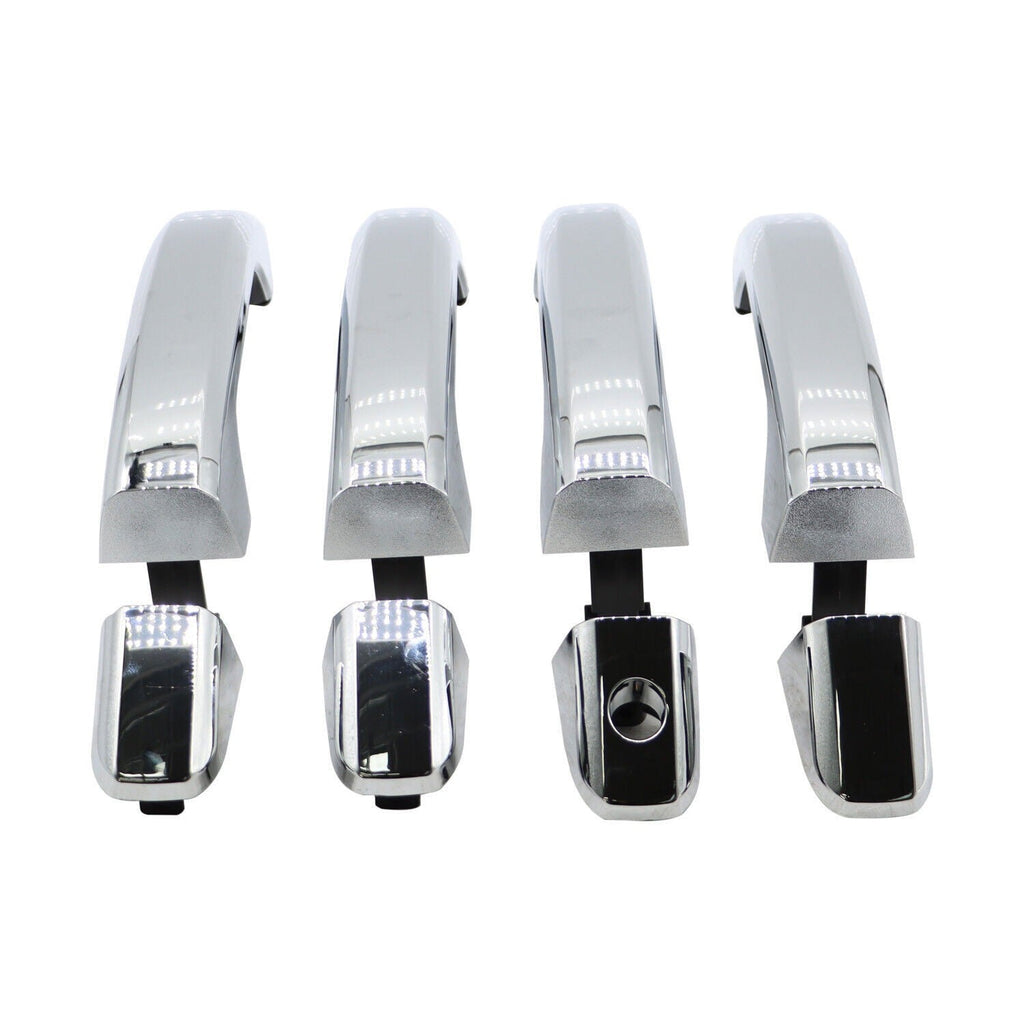 Chrome Exterior Door Handle Set for 2014-2017 Chevrolet Silverado 1500 (4pcs)