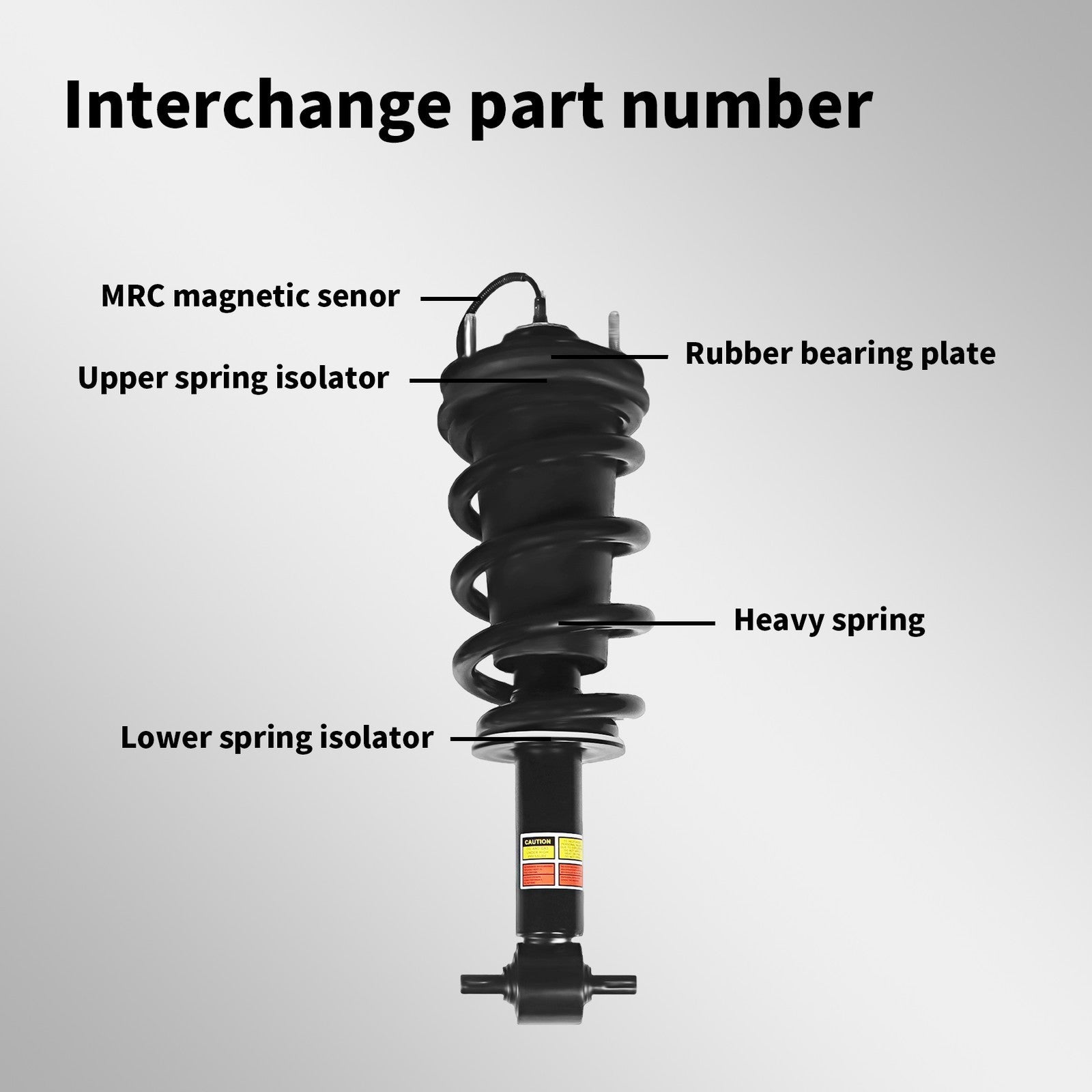 2015-2020 Front Strut & Rear Shock Absorber for Escalade Suburban Tahoe Yukon