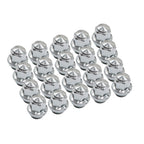 20Pcs 14x1.5 Chrome Lug Nuts ACPZ1012M/D for 2015-23 Ford Edge Mustang