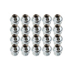 20Pcs 14x1.5 Chrome Lug Nuts ACPZ1012M/D for 2015-23 Ford Edge Mustang