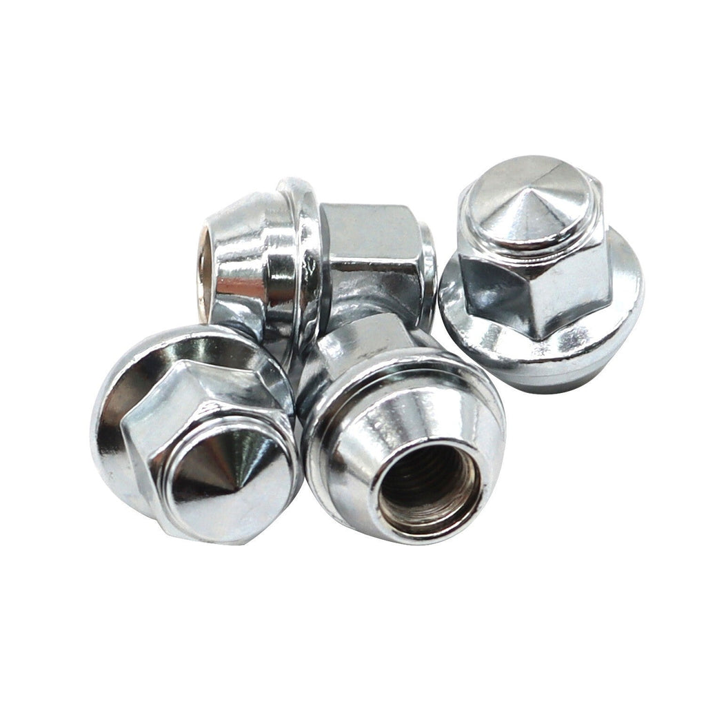 20Pcs 14x1.5 Chrome Lug Nuts ACPZ1012M/D for 2015-23 Ford Edge Mustang