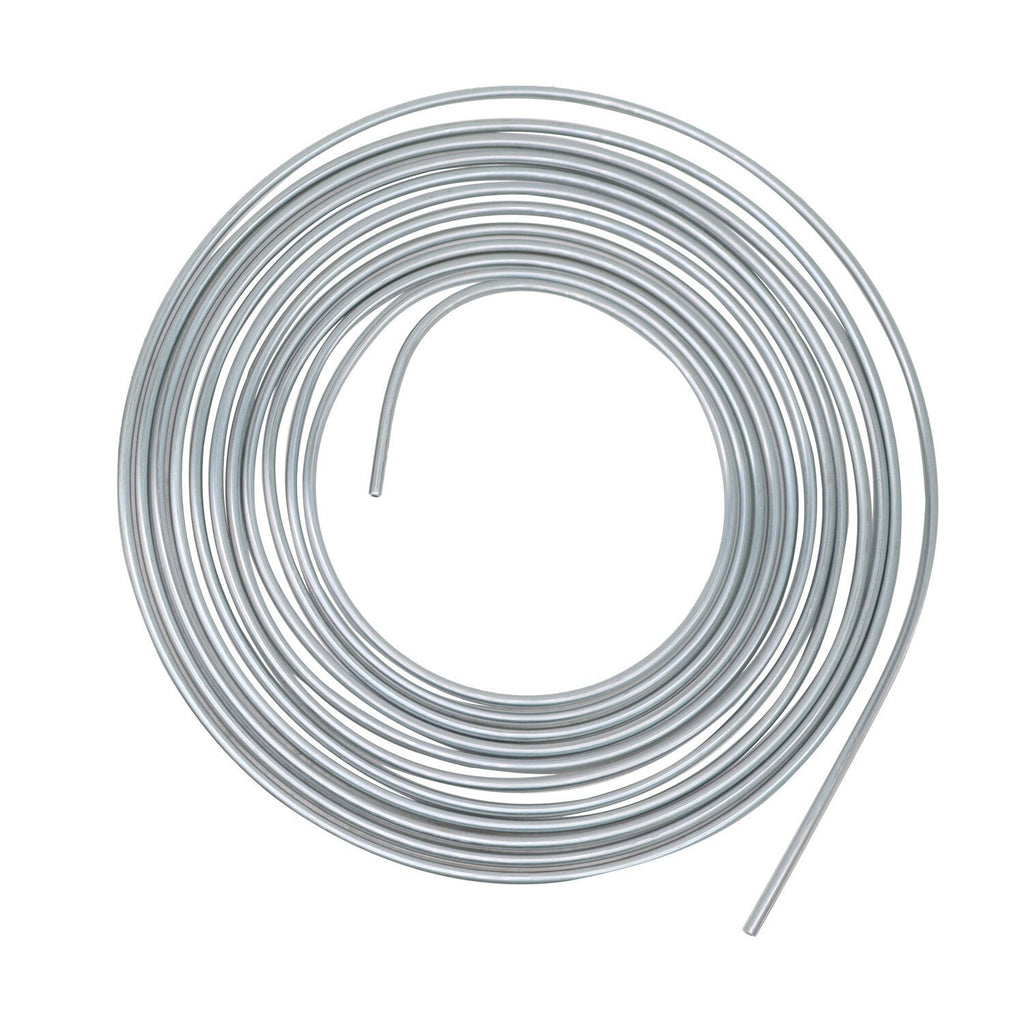 25 Ft Zinc-Coated Brake Line Tubing Kit 3/16 & 1/4 with 32 Fittings