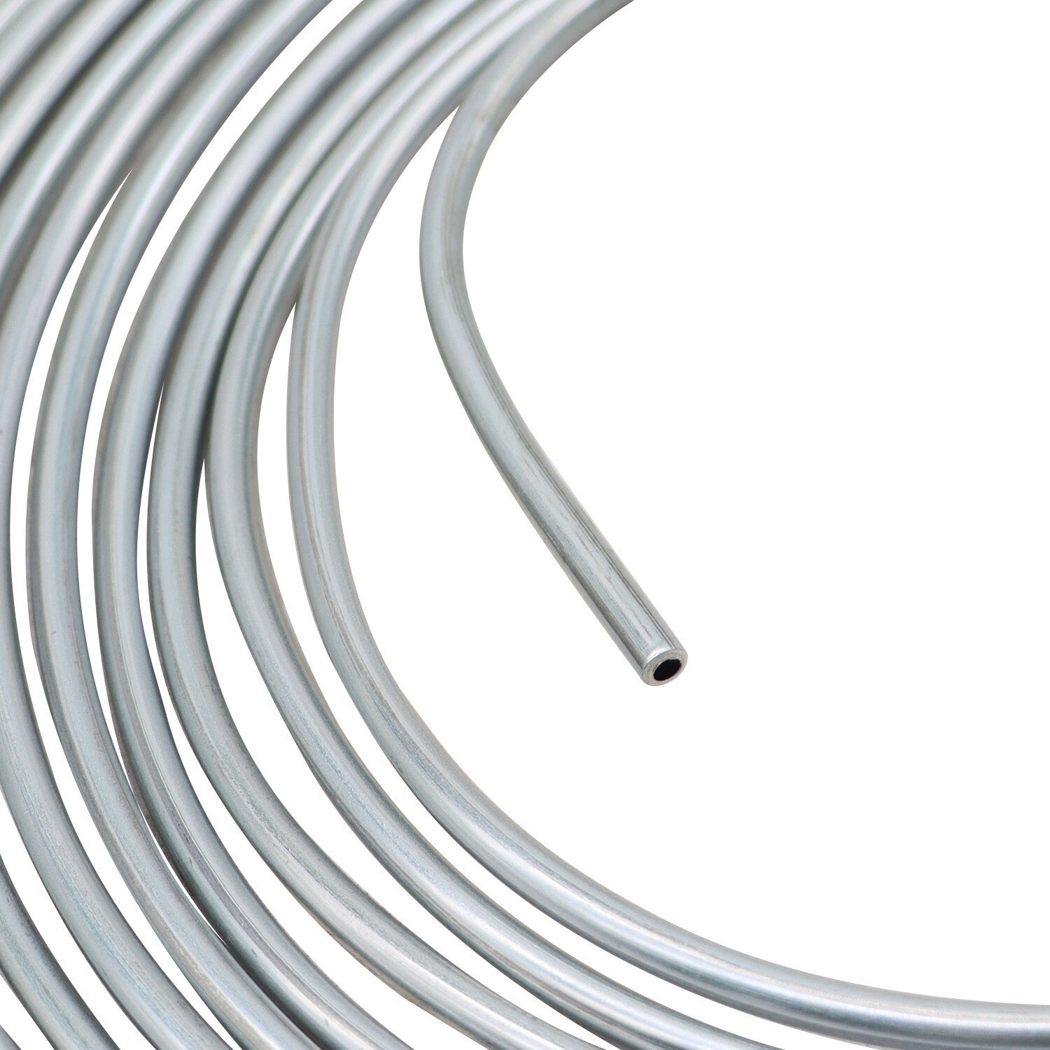 25 Ft Zinc-Coated Brake Line Tubing Kit 3/16 & 1/4 with 32 Fittings