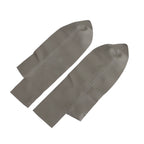 2pcs Front Armrest Door Panels Cover Gray Leather for 2007-2012 Honda CR-V