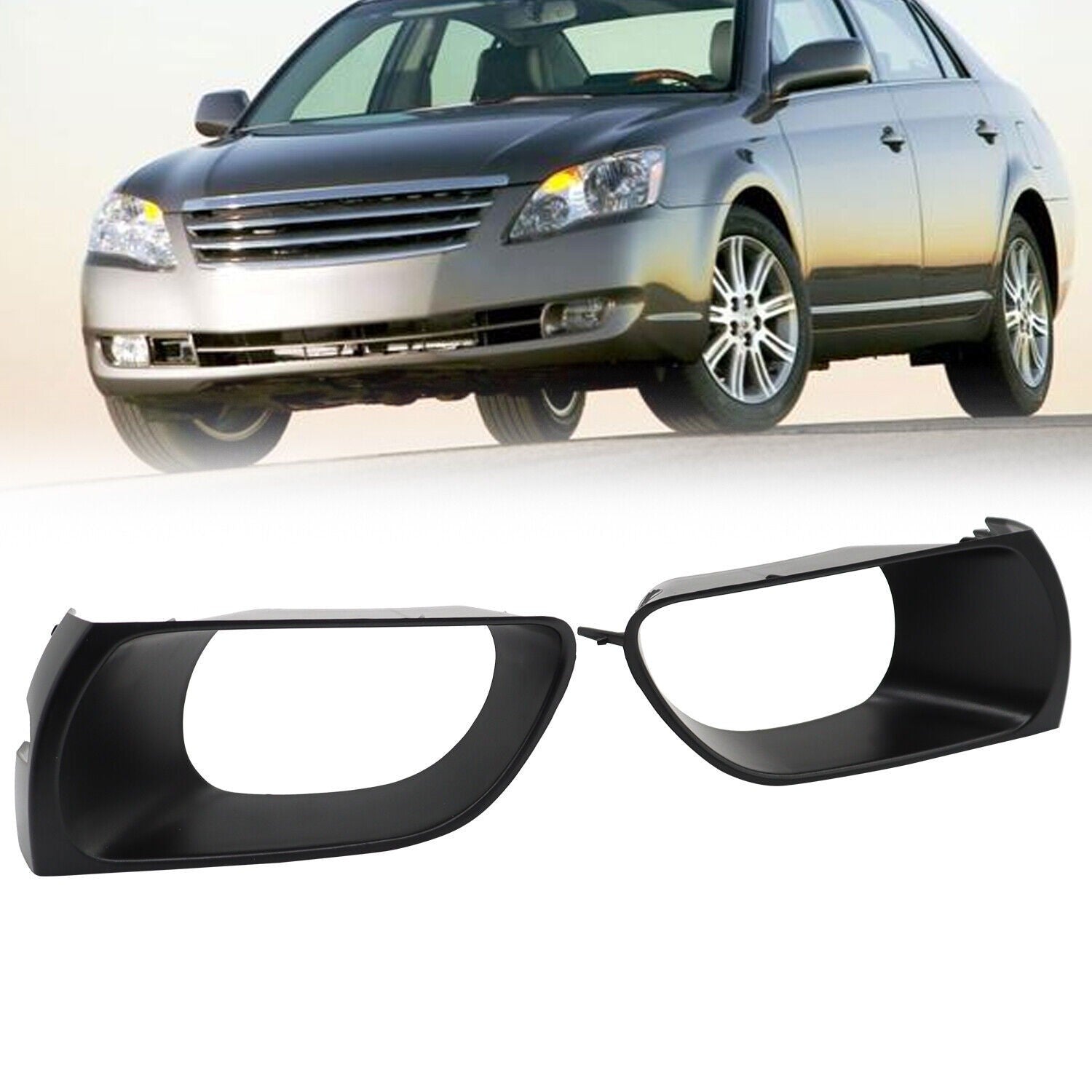 2Pc Fog Light Cover Trim Set Left Right for 2005-2007 Toyota Avalon