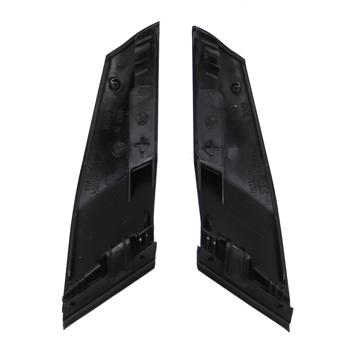 2pcs Front Windshield Wiper Cowl Covers Trim for 2014-2019 Toyota Corolla