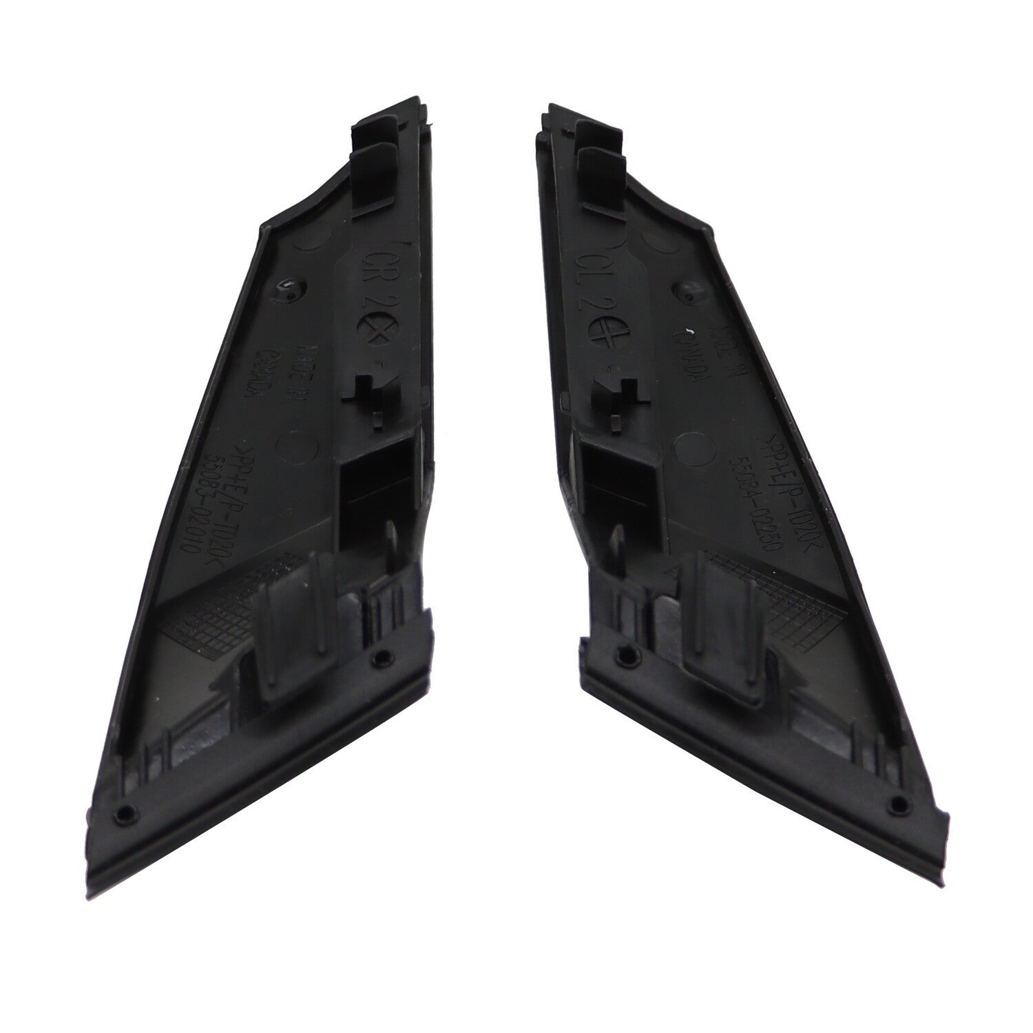 2pcs Front Windshield Wiper Cowl Covers Trim for 2014-2019 Toyota Corolla