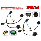 2PCS Headlight Wiring Harness for Chevrolet Silverado 1500 HD 2007-2013 25962806