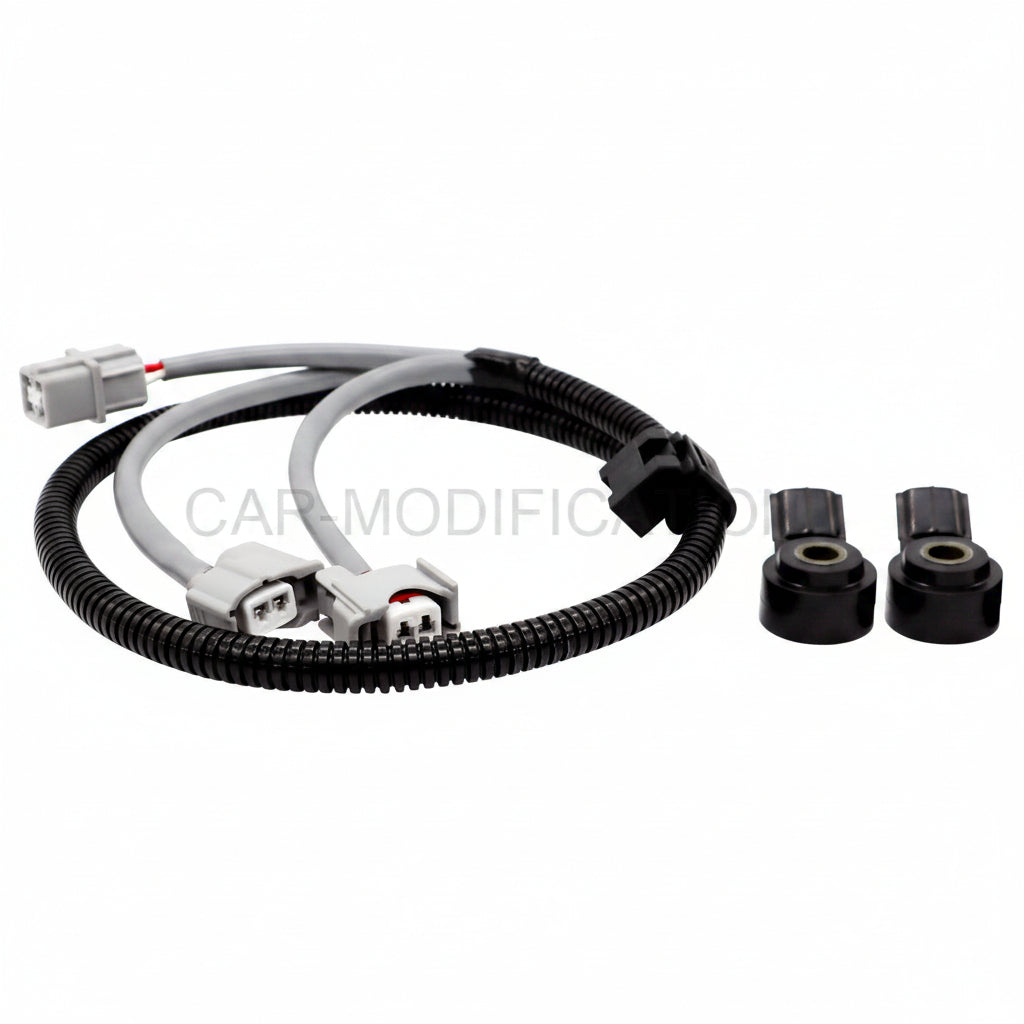 2Pcs Knock Sensor with Harness for Lexus ES330 RX330 2004-2008 RX400H