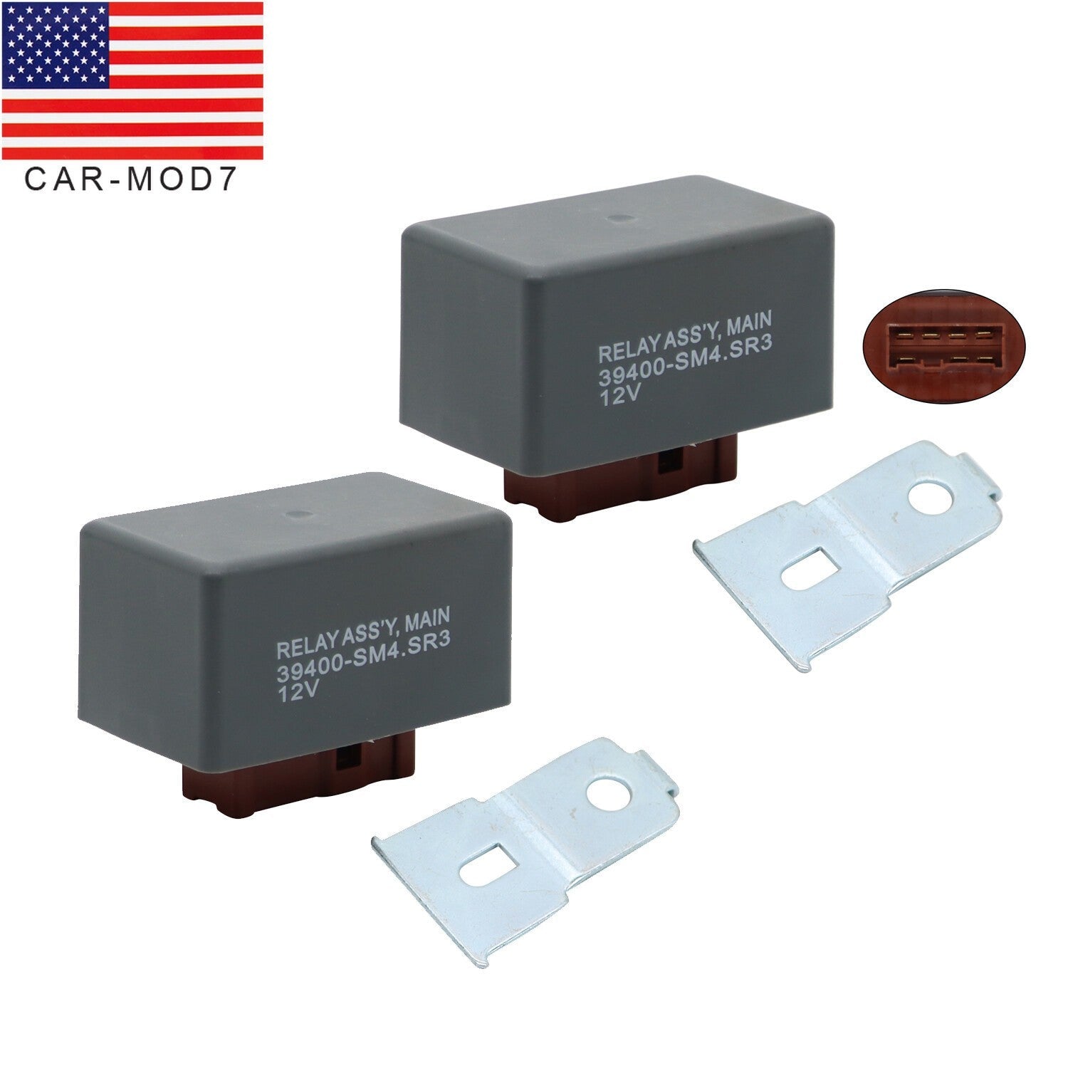 2PCS Fuel Pump Main Relay for 1990-97 Honda Accord - Replacement Part