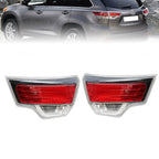 2PCS Tail Light Inner Driver & Passenger Side Fit 2014-2016 Toyota Highlander