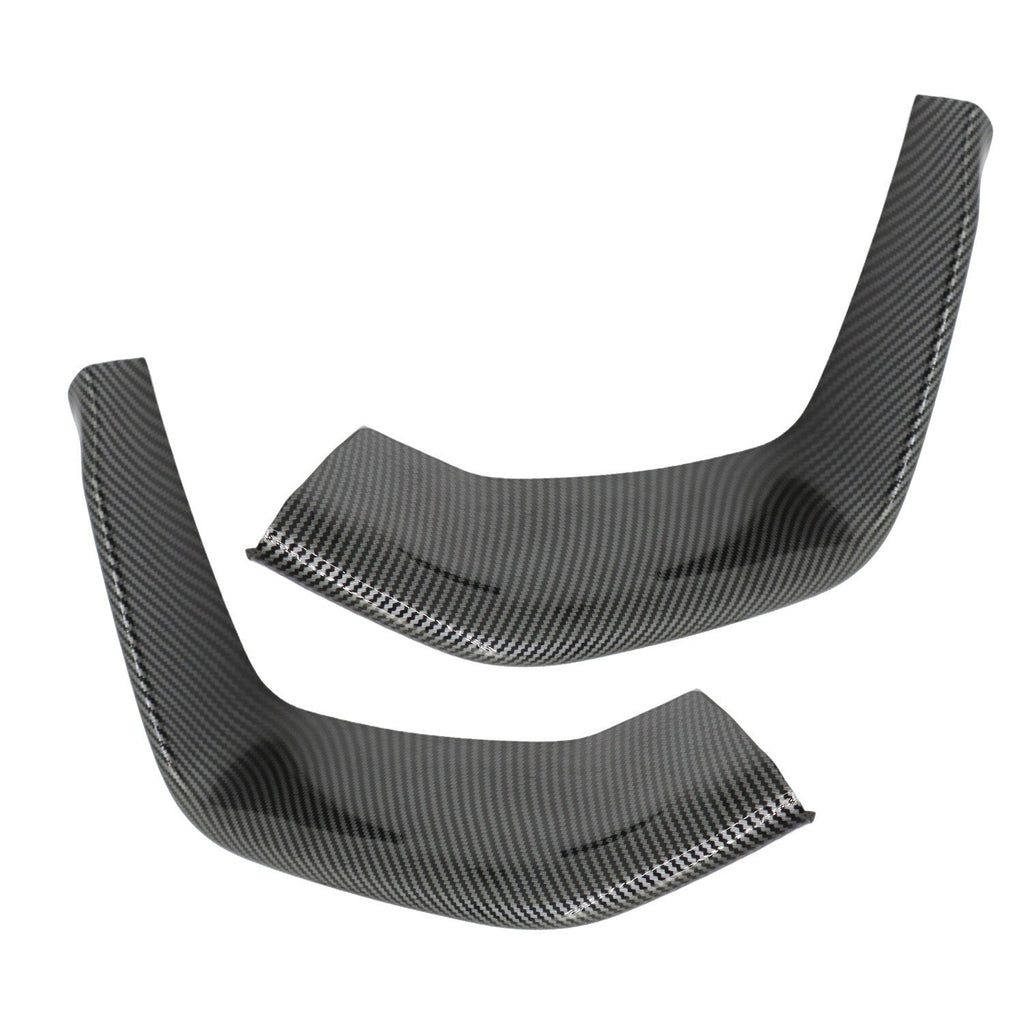 2Pc Carbon Fiber Front Bumper Splitters Lip for 2015-2019 BMW F80 M3 M4 F82 F83