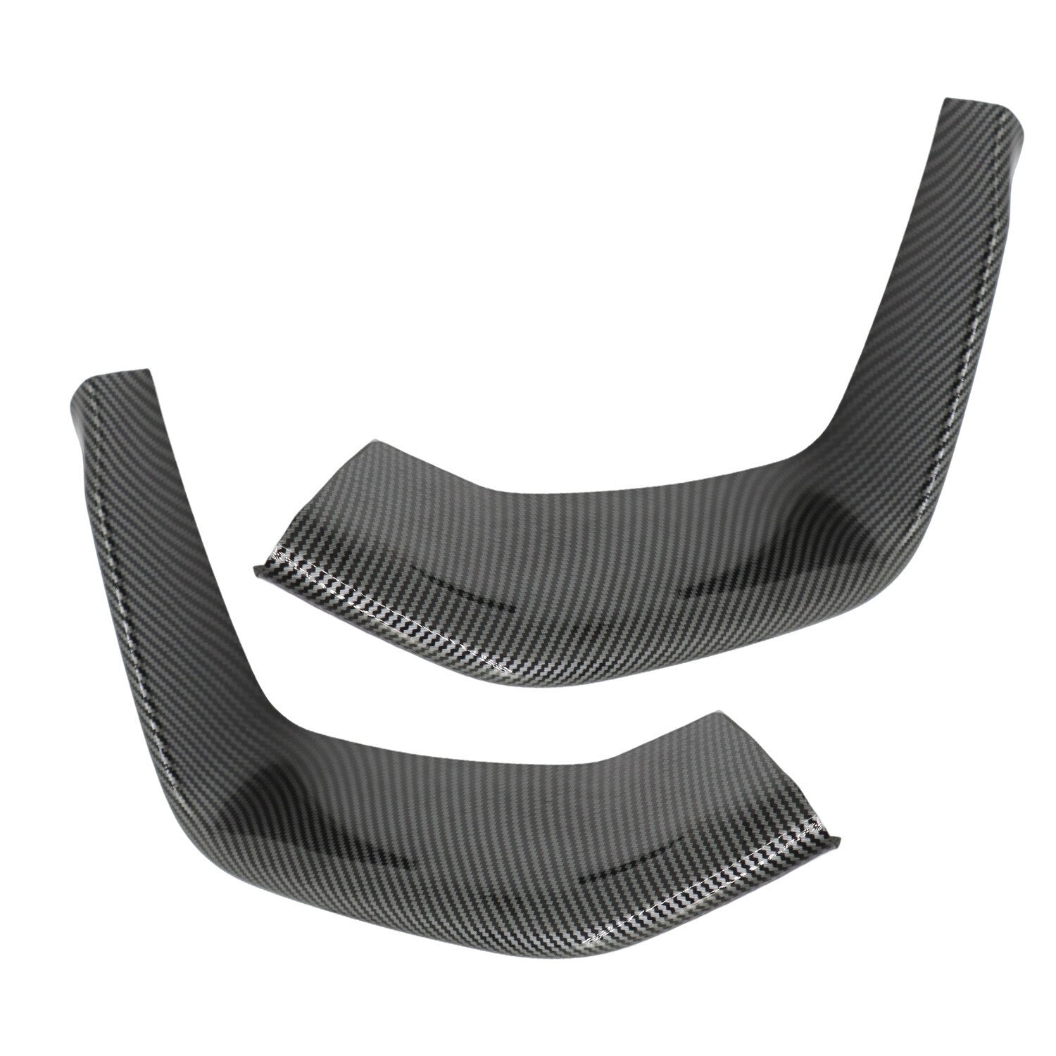 2Pc Carbon Fiber Front Bumper Splitters Lip for 2015-2019 BMW F80 M3 M4 F82 F83