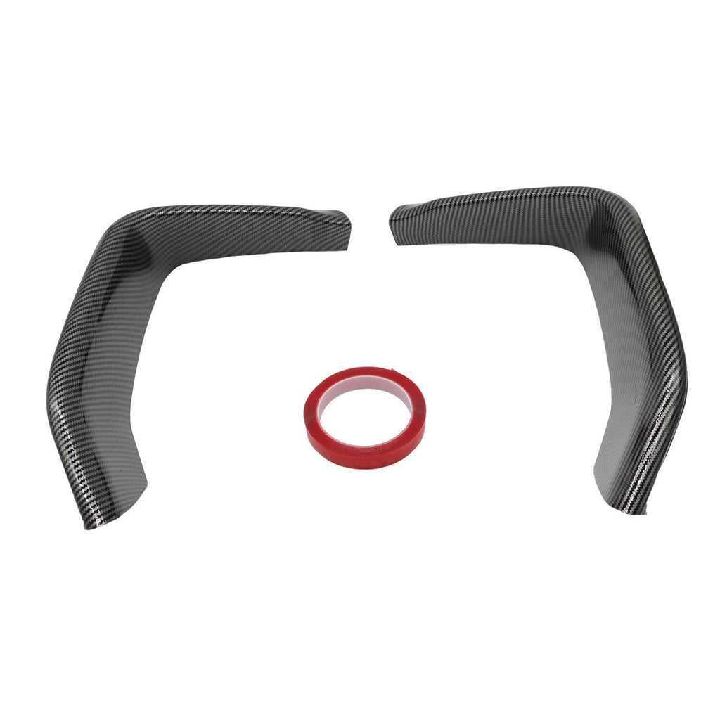 2Pc Carbon Fiber Front Bumper Splitters Lip for 2015-2019 BMW F80 M3 M4 F82 F83