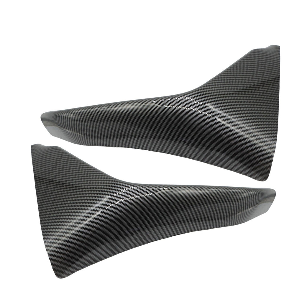 2Pc Carbon Fiber Front Bumper Splitters Lip for 2015-2019 BMW F80 M3 M4 F82 F83