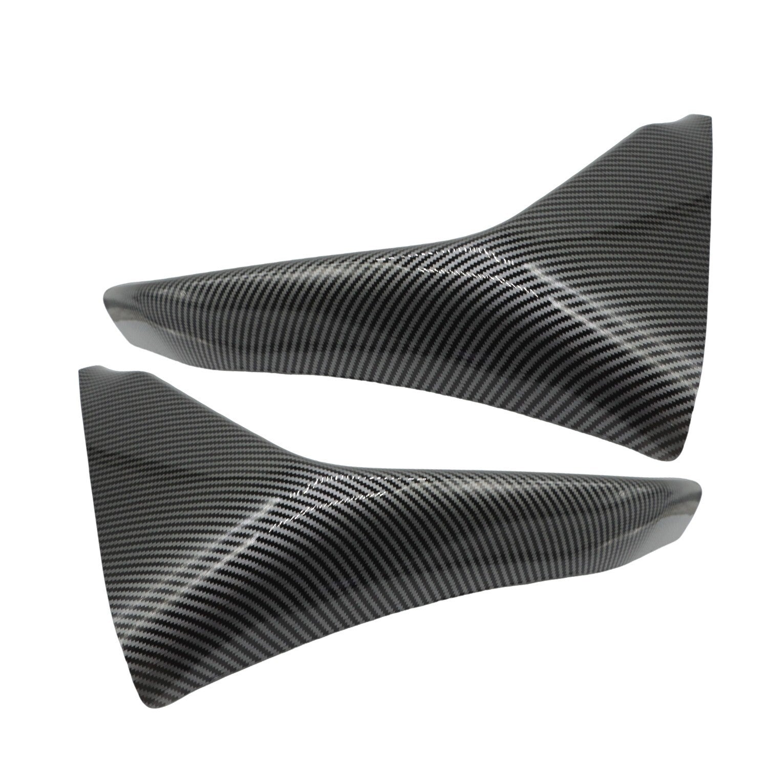 2Pc Carbon Fiber Front Bumper Splitters Lip for 2015-2019 BMW F80 M3 M4 F82 F83