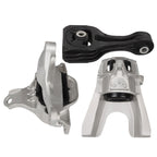 3pcs Engine & Transmission Mounts for 2016-2019 Honda Civic L4 2.0L Auto
