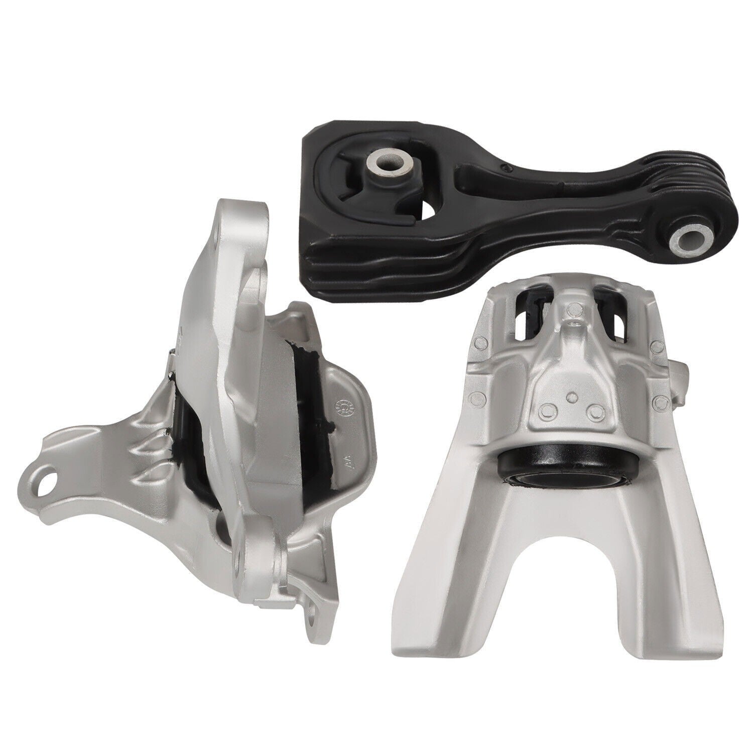 3pcs Engine & Transmission Mounts for 2016-2019 Honda Civic L4 2.0L Auto