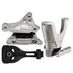 3pcs Engine & Transmission Mounts for 2016-2019 Honda Civic L4 2.0L Auto