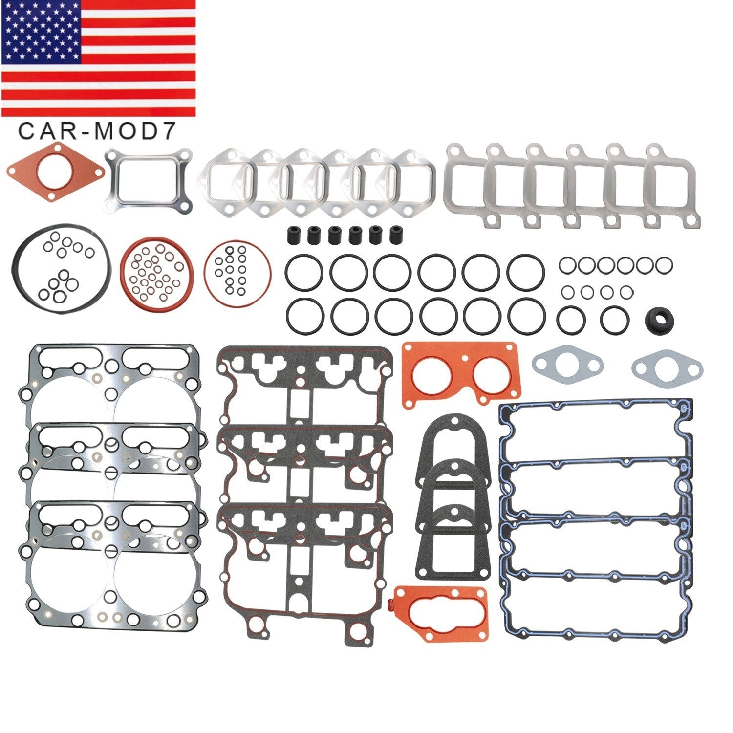 Upper Head Gasket Kit for Cummins N14 CELECT 4089371 4024928 3803716