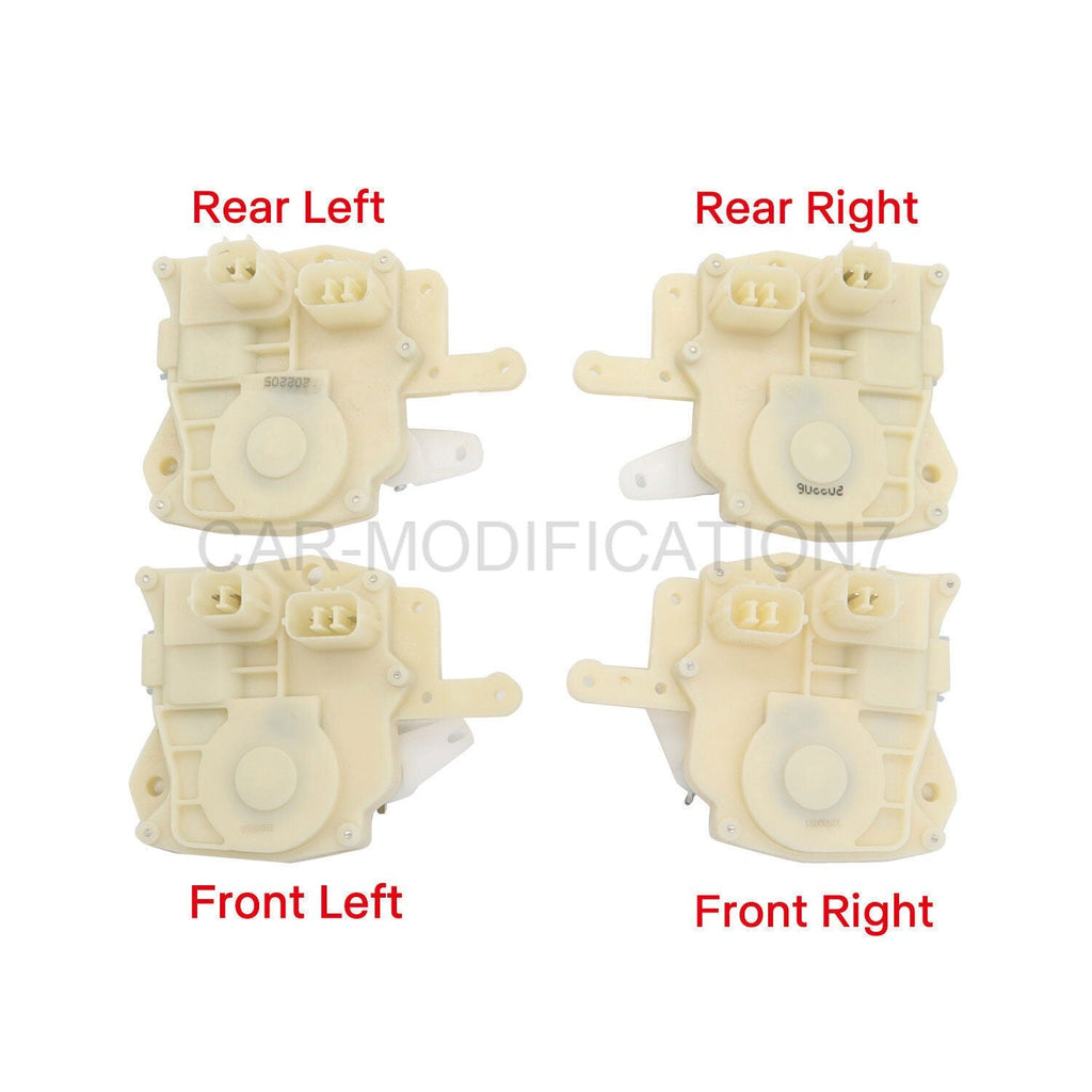 4 PCS Power Door Lock Actuators Front Rear Left Right for Honda 72115S84A01