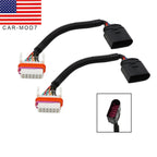 2X Headlight Wiring Harness Adapters 7L6971071A for VW Touareg 2004-2006