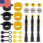3PK Replacement Fuel Spout with Vent Kit for Old Gas Can Diesel Water Jug
