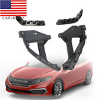 4PC Headlight Brackets Front Mount Retainer for 2016-2021 Honda Civic Sedan