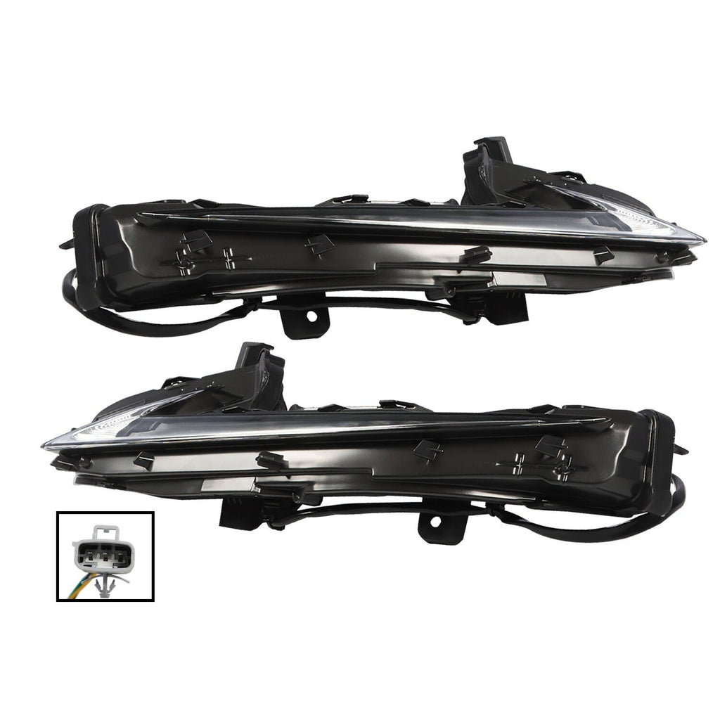 2PCS LH & RH Daytime Running Lights for 2014-2016 Lexus IS250 IS300 IS200t
