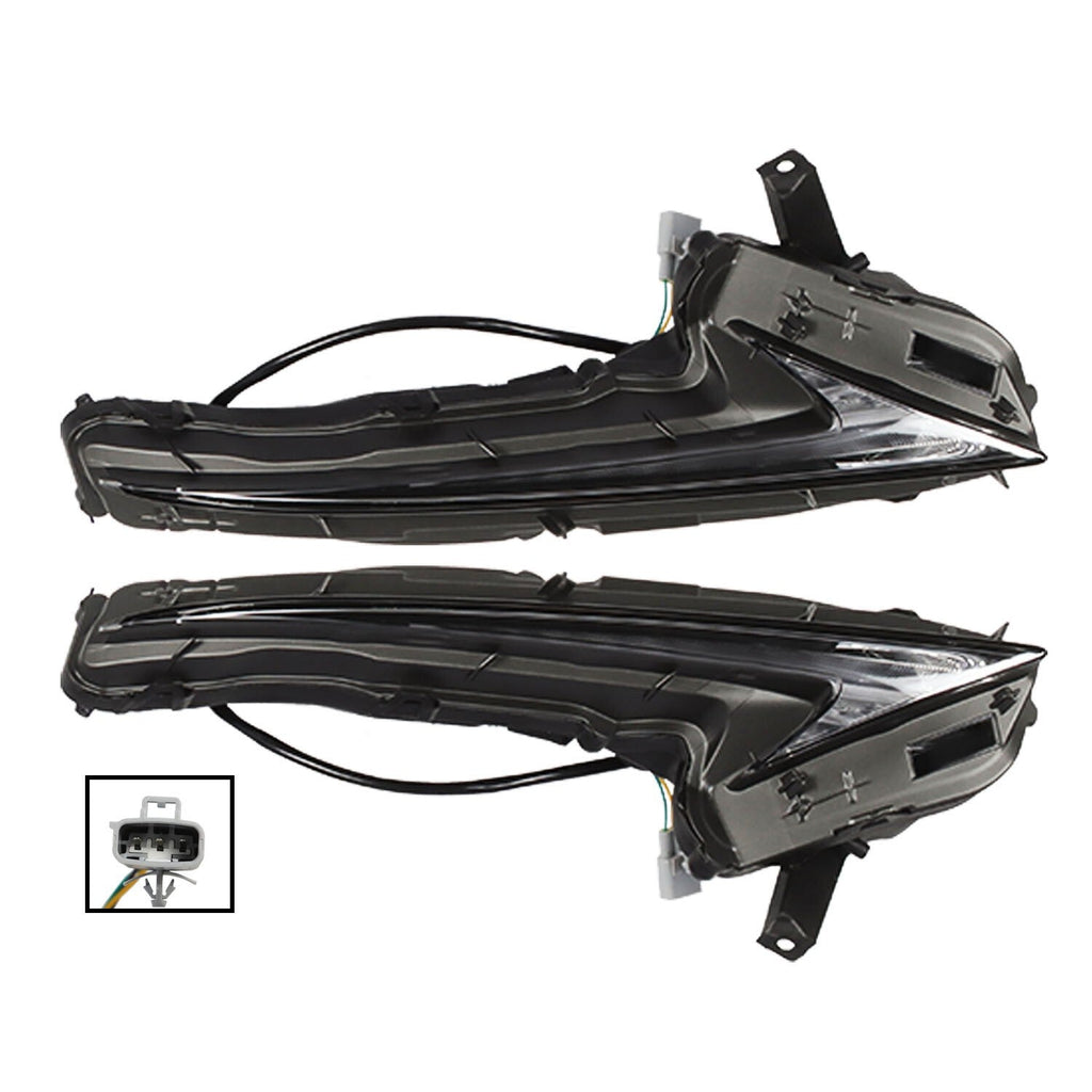2PCS LH & RH Daytime Running Lights for 2014-2016 Lexus IS250 IS300 IS200t
