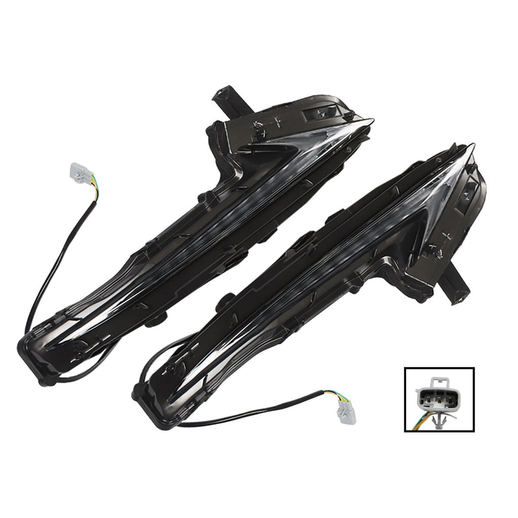 2PCS LH & RH Daytime Running Lights for 2014-2016 Lexus IS250 IS300 IS200t