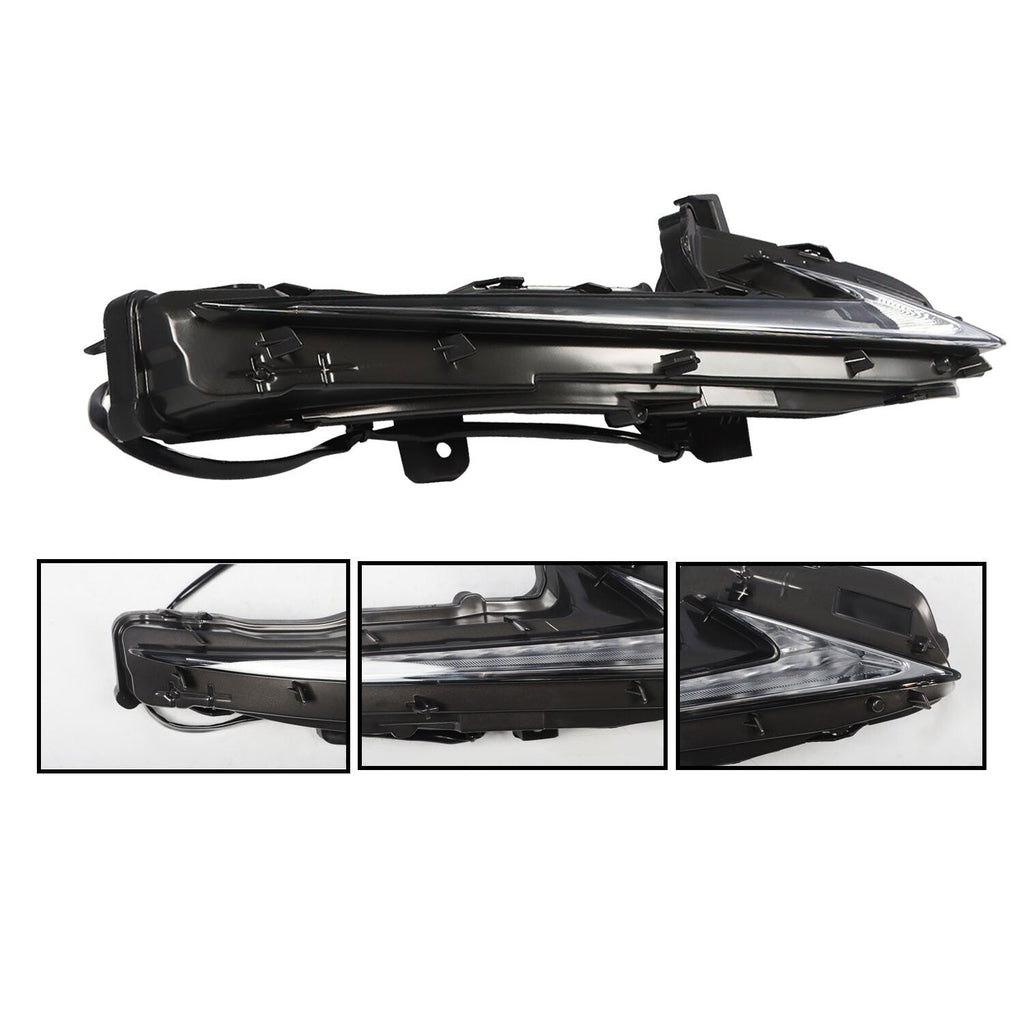2PCS LH & RH Daytime Running Lights for 2014-2016 Lexus IS250 IS300 IS200t
