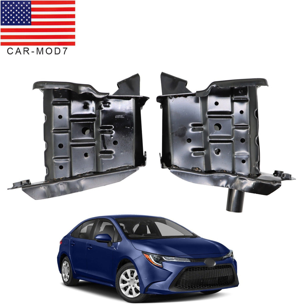2x Front Bumper Brackets Left & Right for 2019-2023 Toyota Corolla