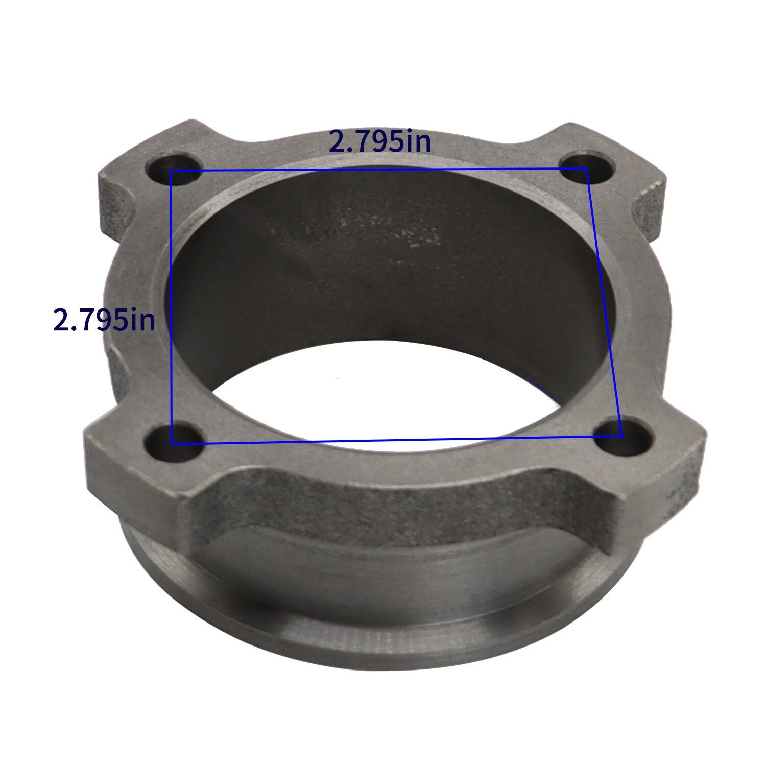 3" 4-Bolt Turbo Exhaust Flange to 3" V-Band Adapter GT30 GT35 T3