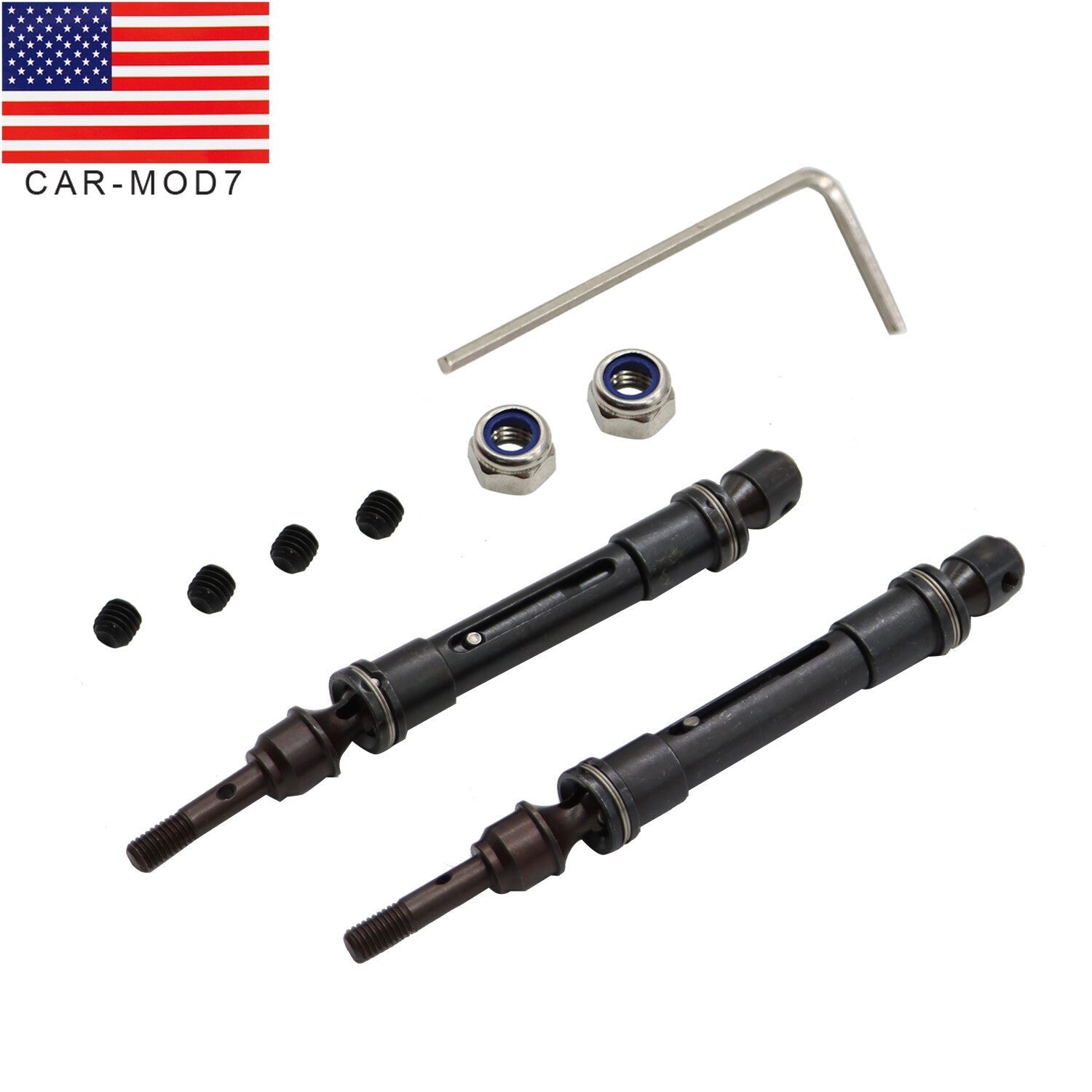 2X Front Drive Shaft for Traxxas Slash 4X4 Rustler VXL Stampede 4X4 New